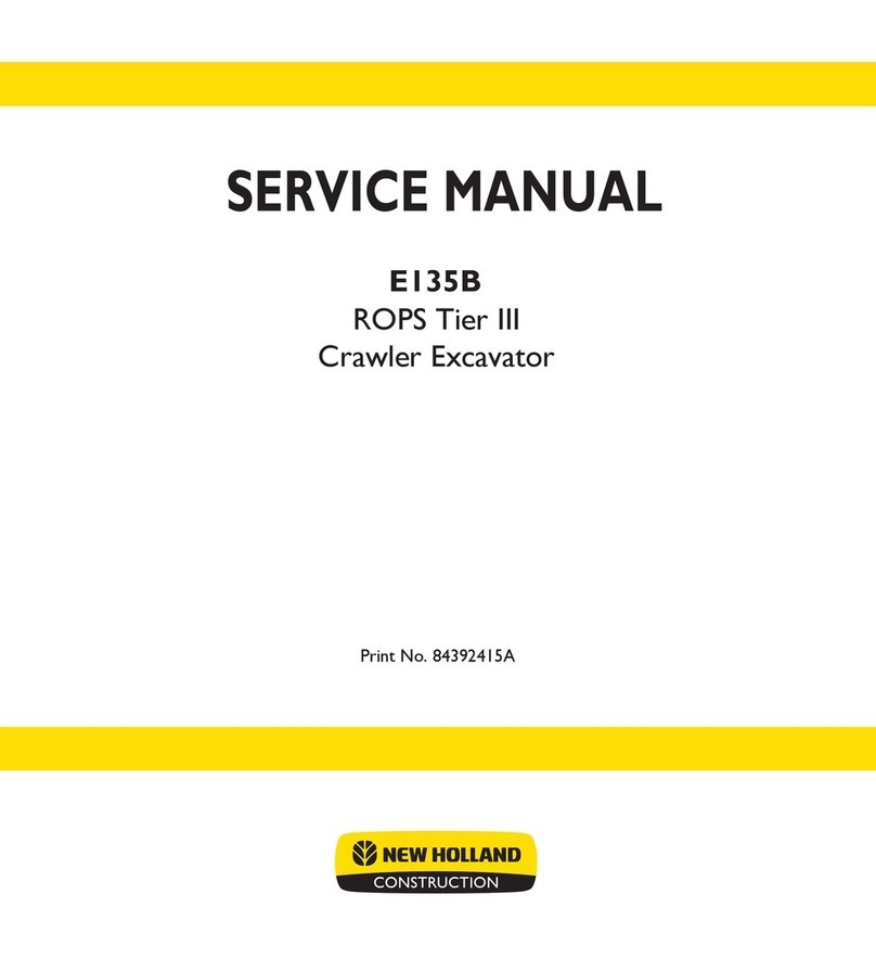 New Holland E135B ROPS Tier III User manual