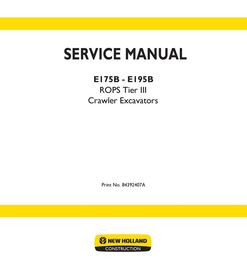 New Holland E175B ROPS Tier III Service manual