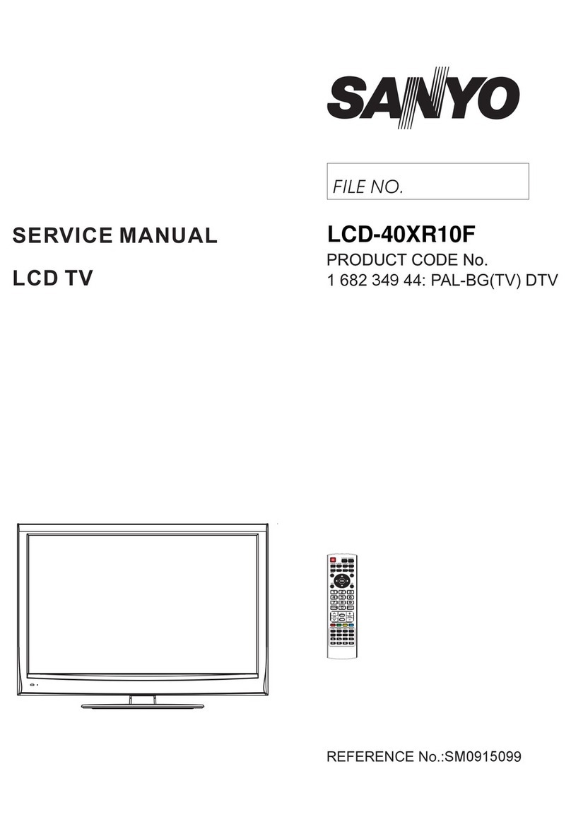 Sanyo LCD-40XR10F User manual