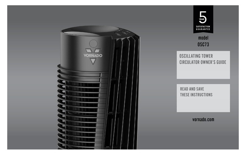 Vornado OSC73 User manual