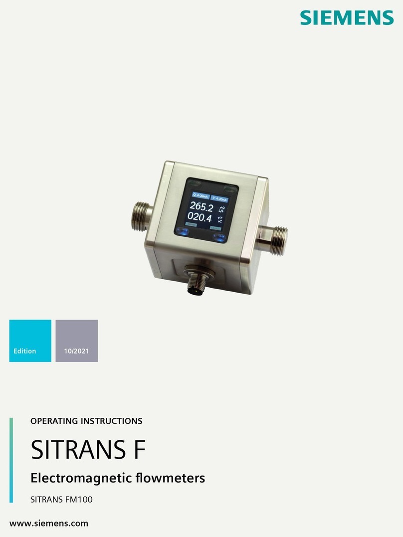Siemens SITRANS FM100 operating instructions