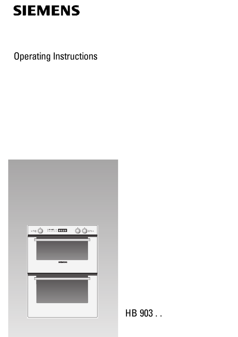 Siemens HB 903 Series User manual