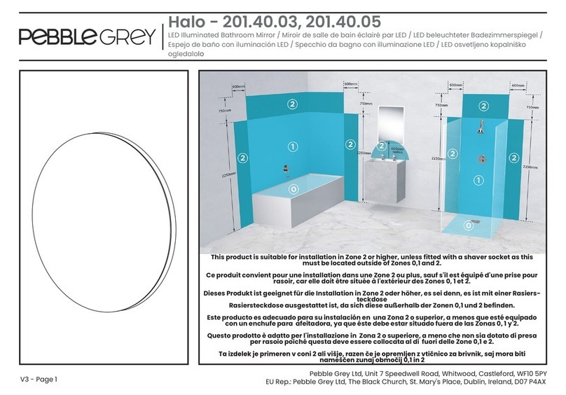 Pebble Grey Halo 201.40.03 instruction manual
