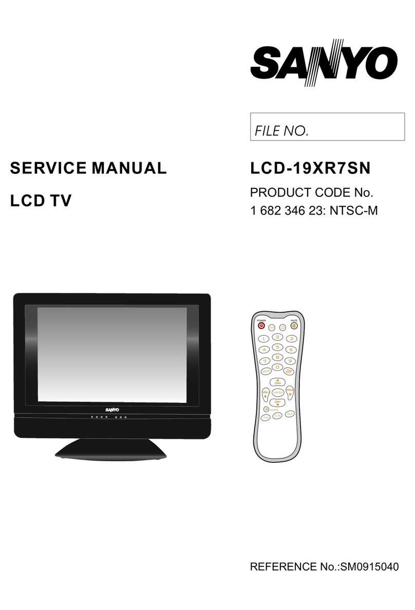 Sanyo LCD-19XR7SN User manual