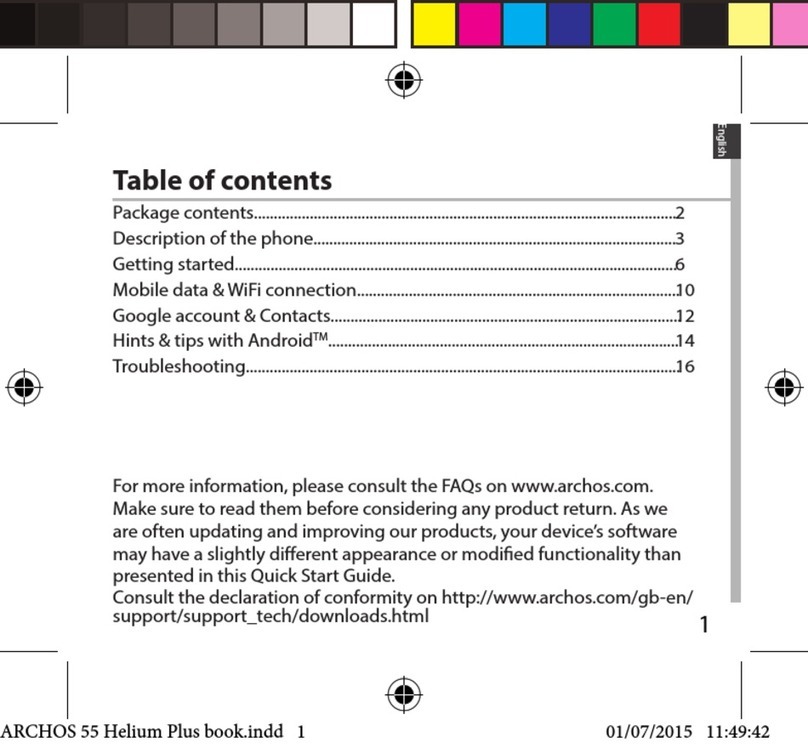 Archos 55 Helium Plus User manual