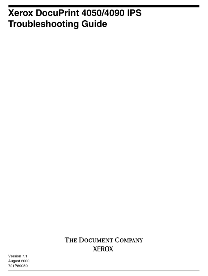 Xerox DocuPrint 4050 IPS User manual Xerox DocuPrint 4050 IPS User manual