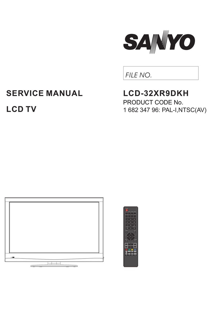 Sanyo LCD-32XR9DKH User manual Sanyo LCD-32XR9DKH User manual