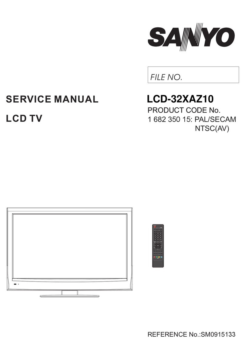 Sanyo LCD-32XAZ10 User manual Sanyo LCD-32XAZ10 User manual