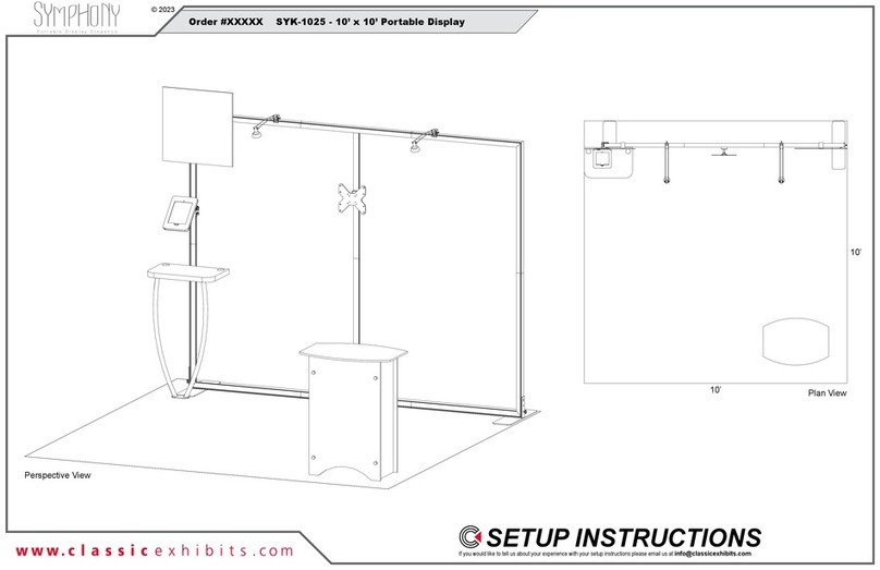 Classic Exhibits SYMPHONY SYK-1025 Manual