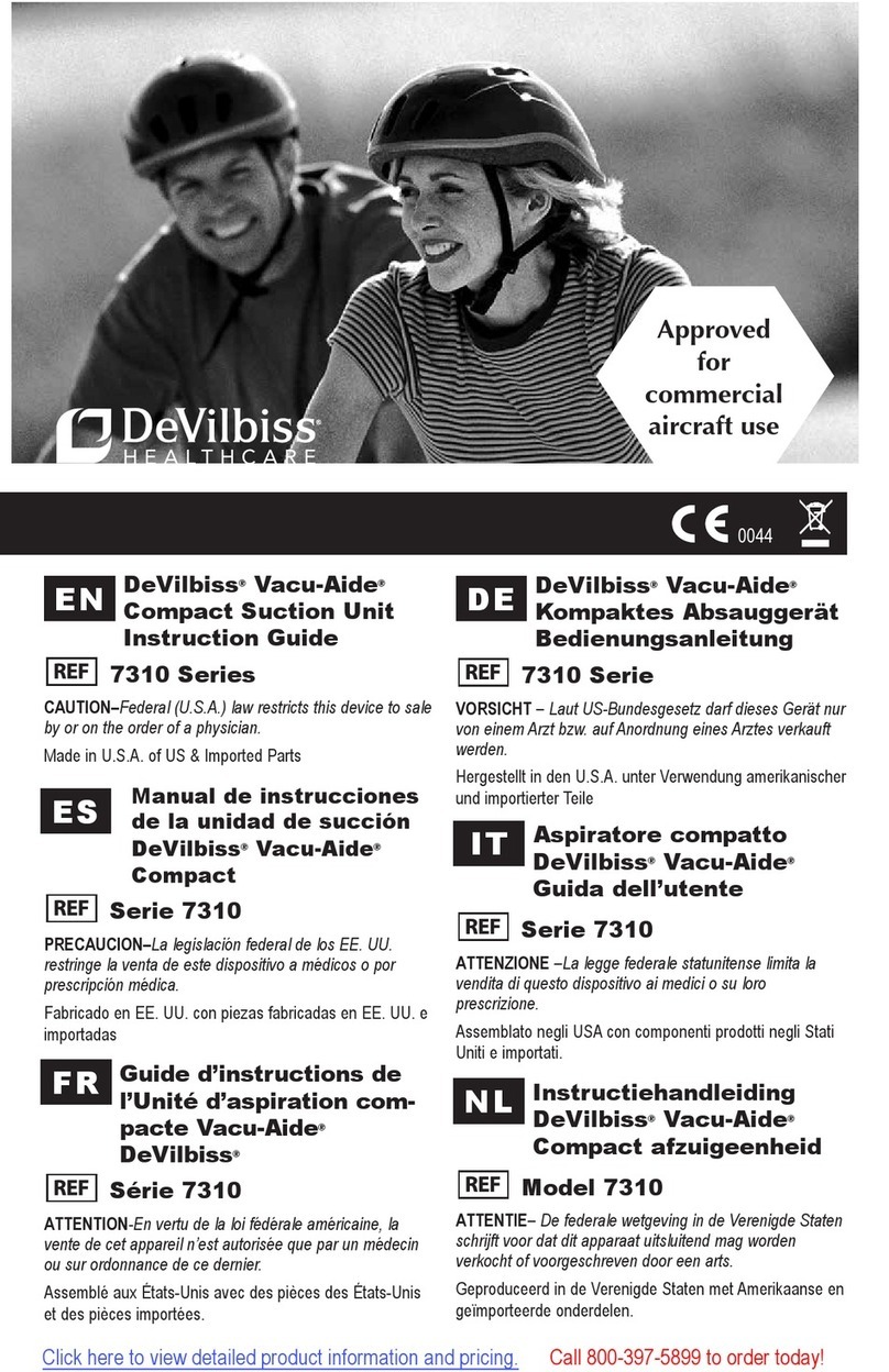 DeVilbiss Vacu-Aide 7310PR-D Manual