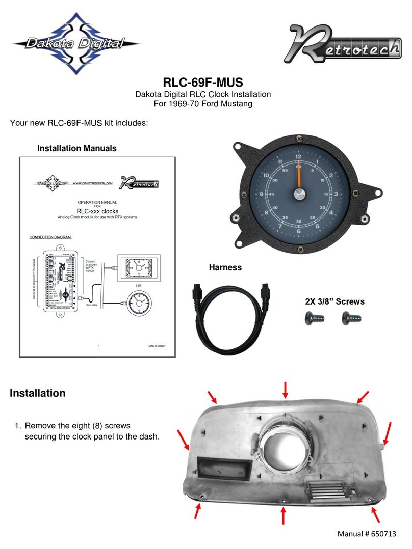 Dakota Digital Retrotech RLC-69F-MUS Installation