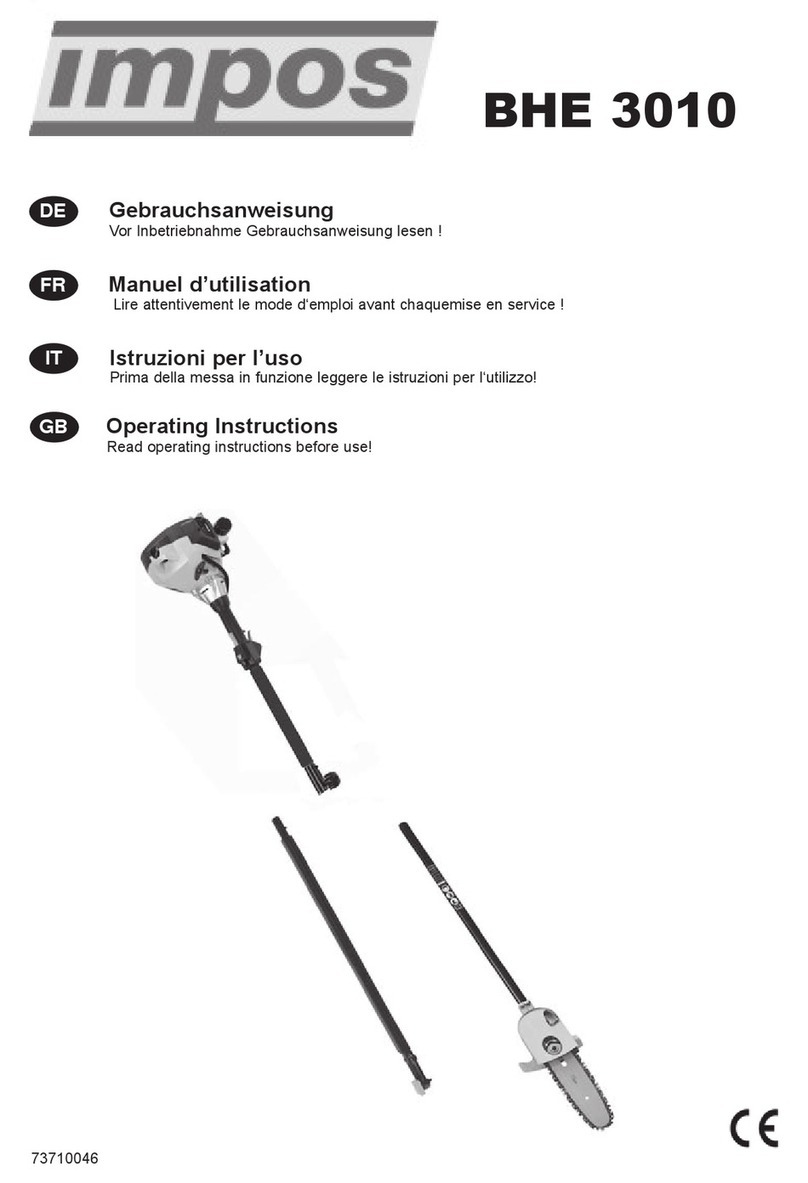 Impos BHE 3010 User manual