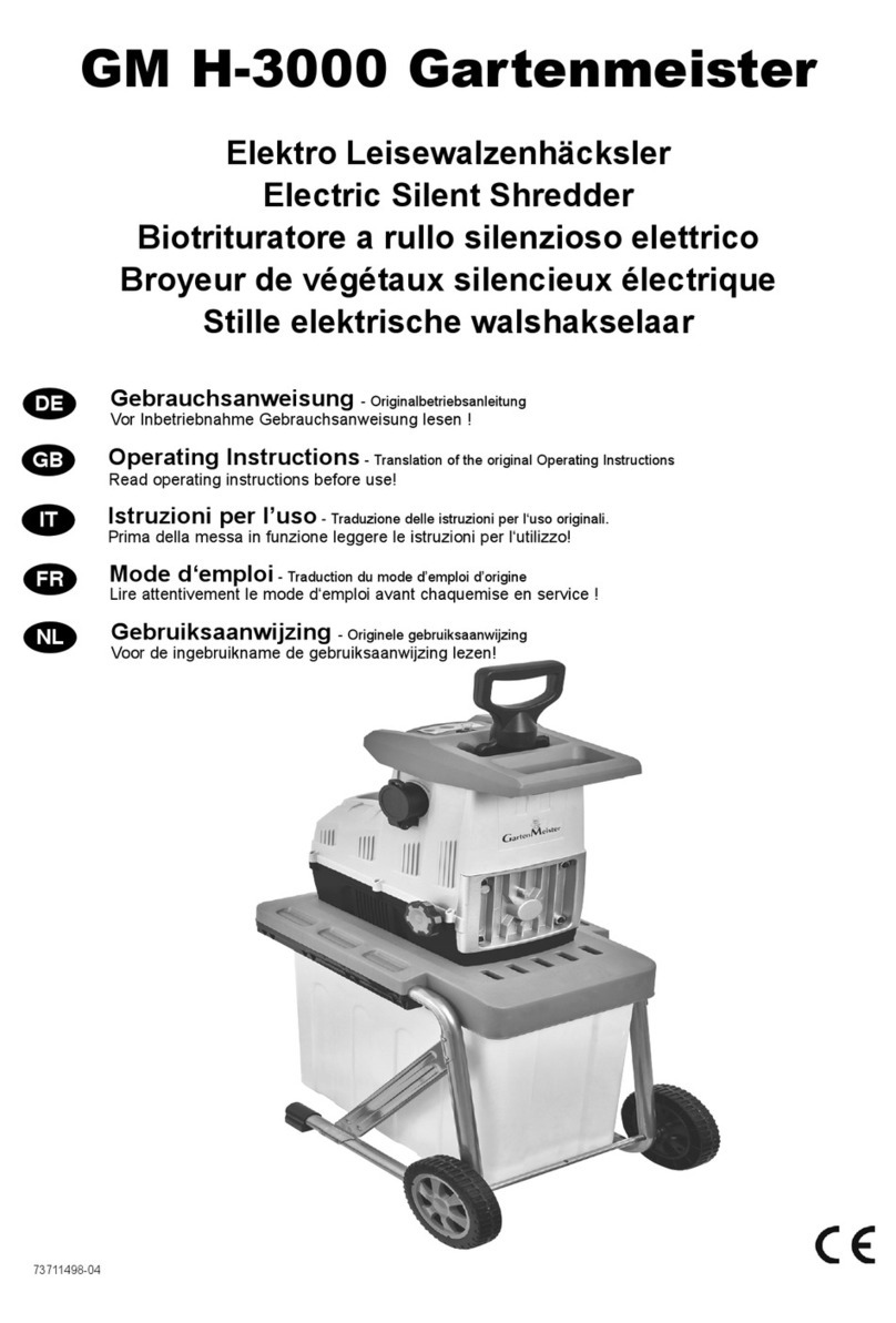 Garten Meister GM H-3000 User manual
