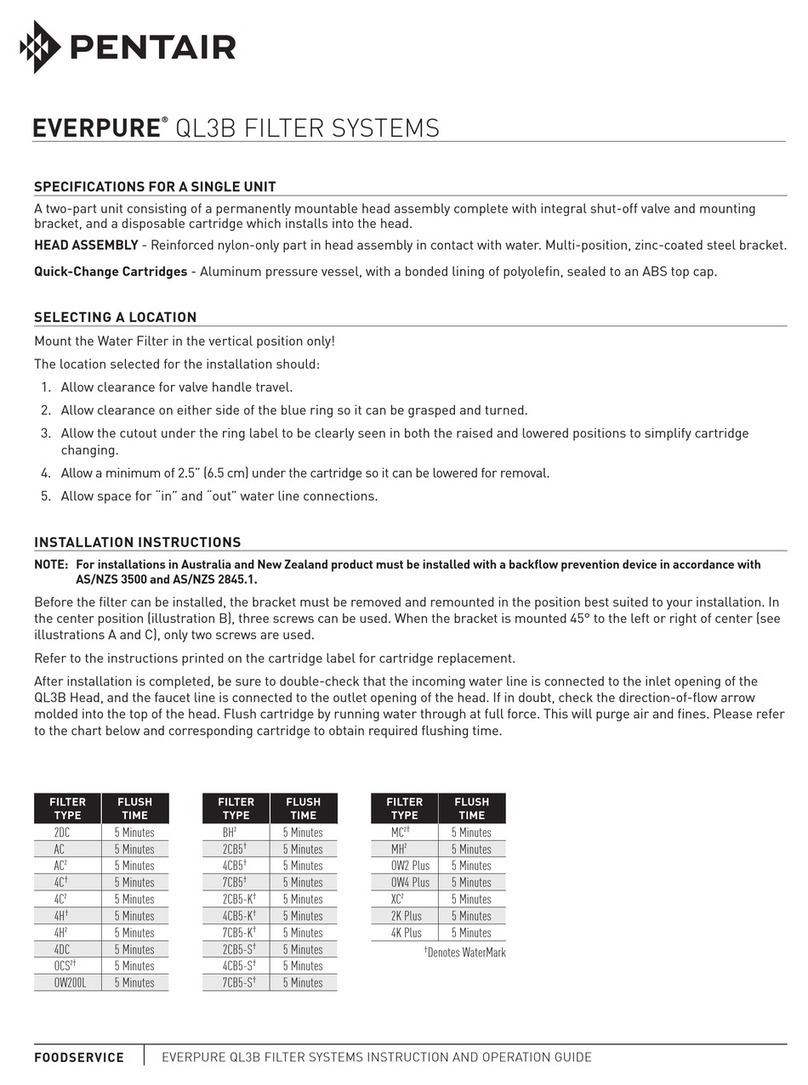 Pentair EVERPURE QL3B User manual