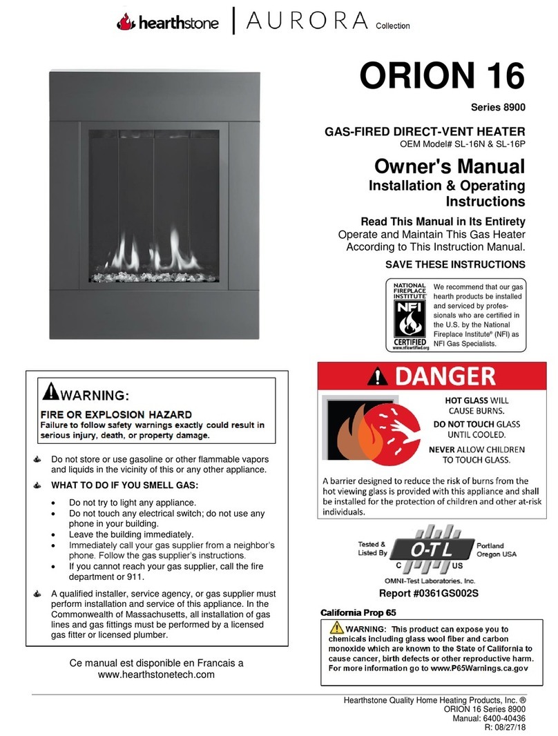 HearthStone Aurora 8900 Series User manual