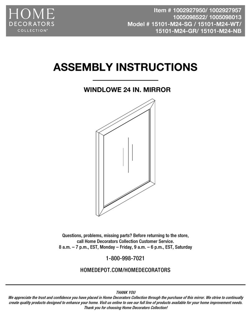 Home Decorators Collection WINDLOWE 15101-M24-SG Assembly instructions Home Decorators Collection WINDLOWE 15101-M24-SG Assembly instructions