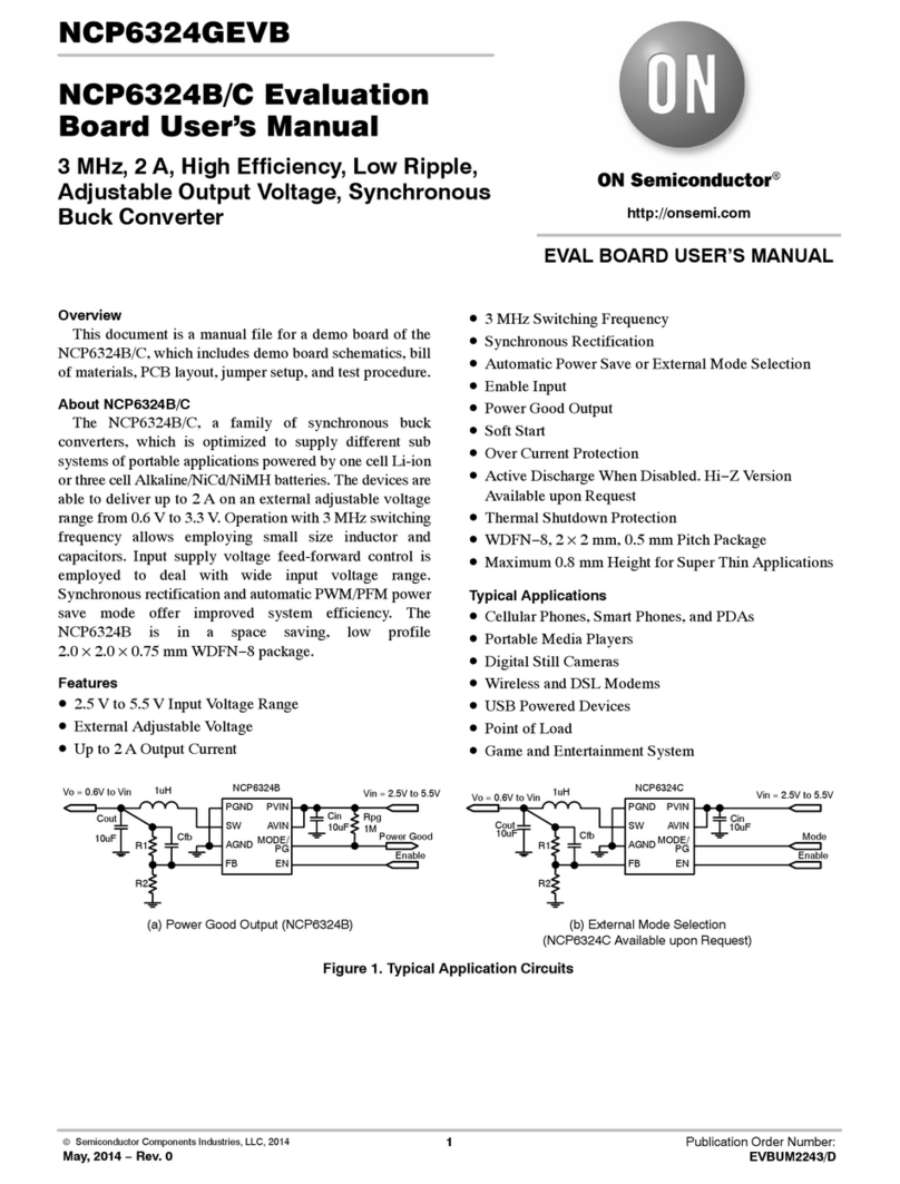 ON Semiconductor NCP6324B/C User manual