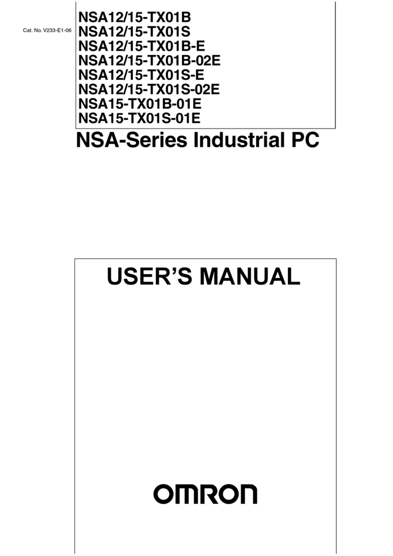 Omron NSA Series User manual