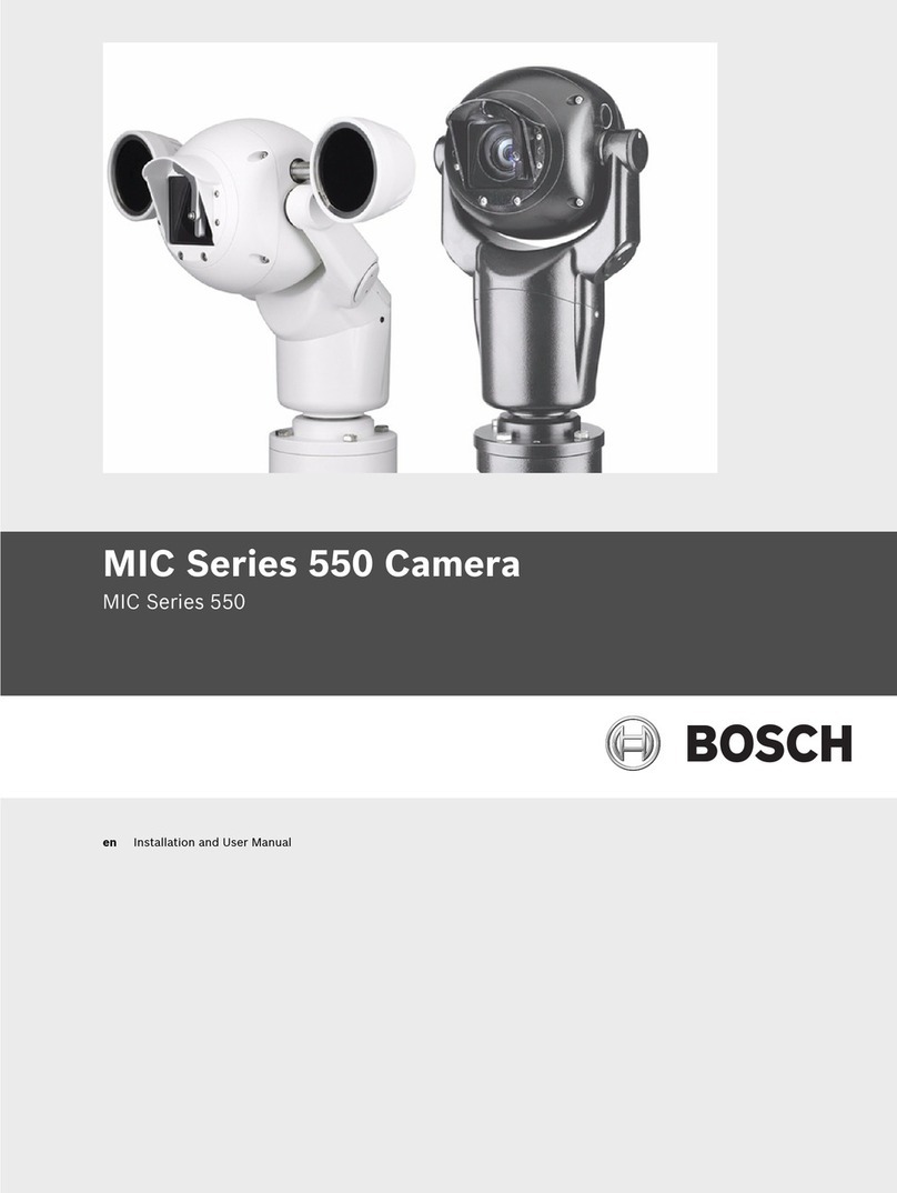 Bosch MIC Series 550 Installation and user manual