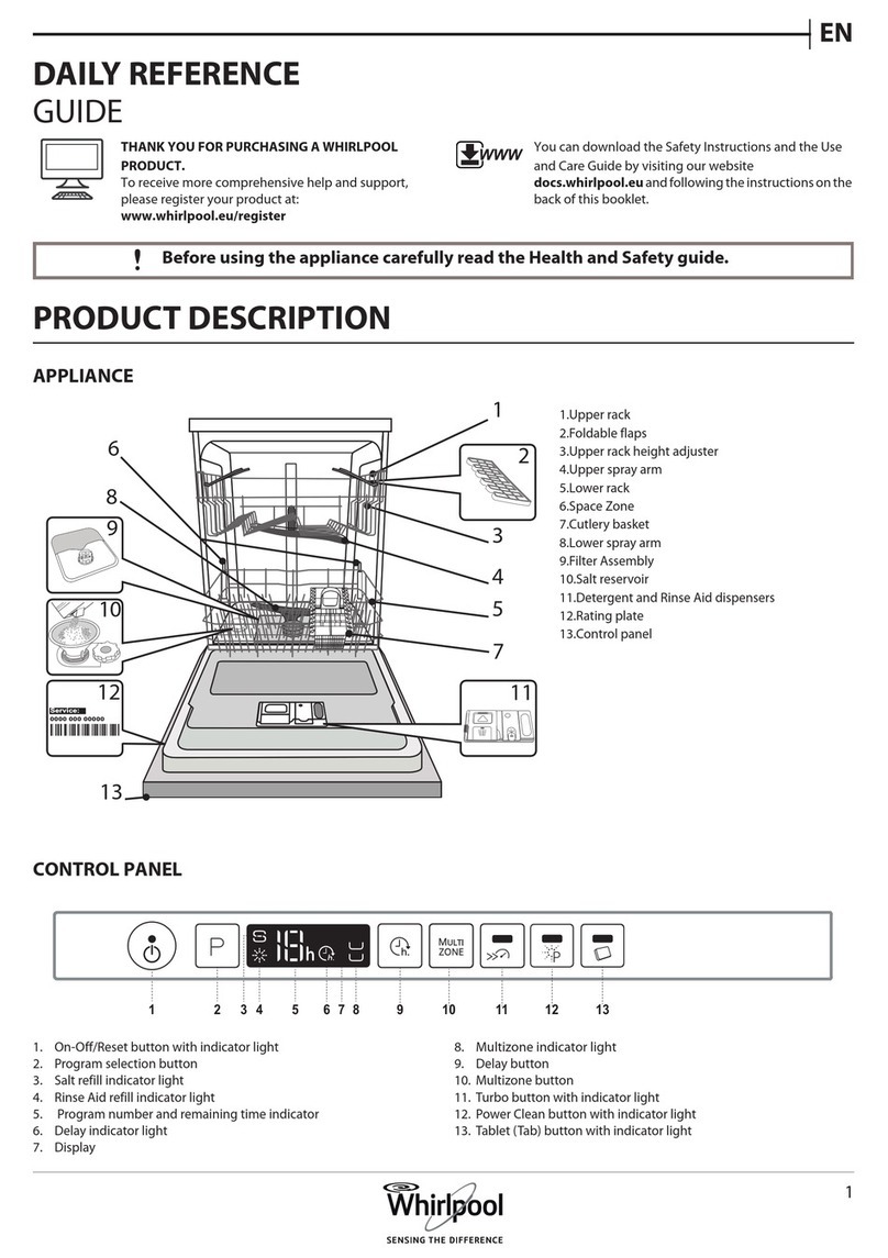 Whirlpool WIO 3T123 6P Daily reference guide