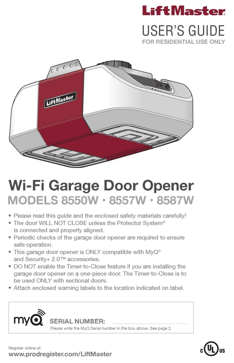 Chamberlain 8550W user guide
