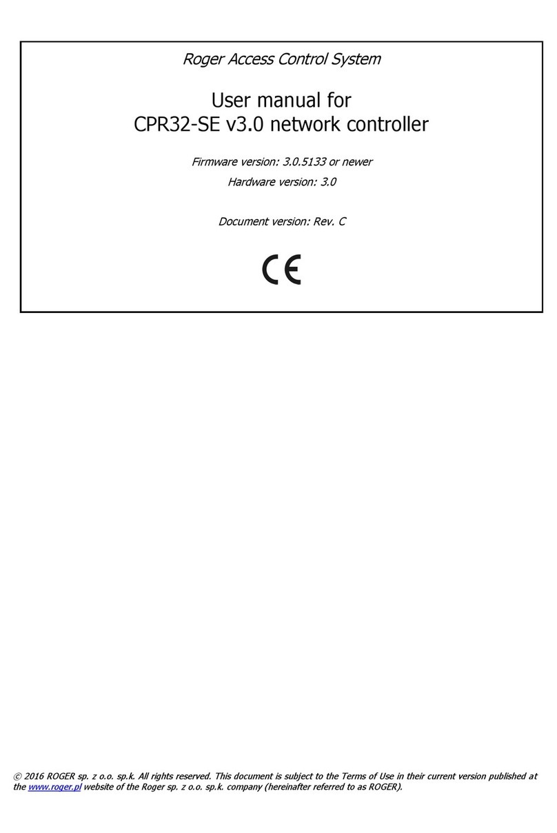 Roger CPR32-SE User manual