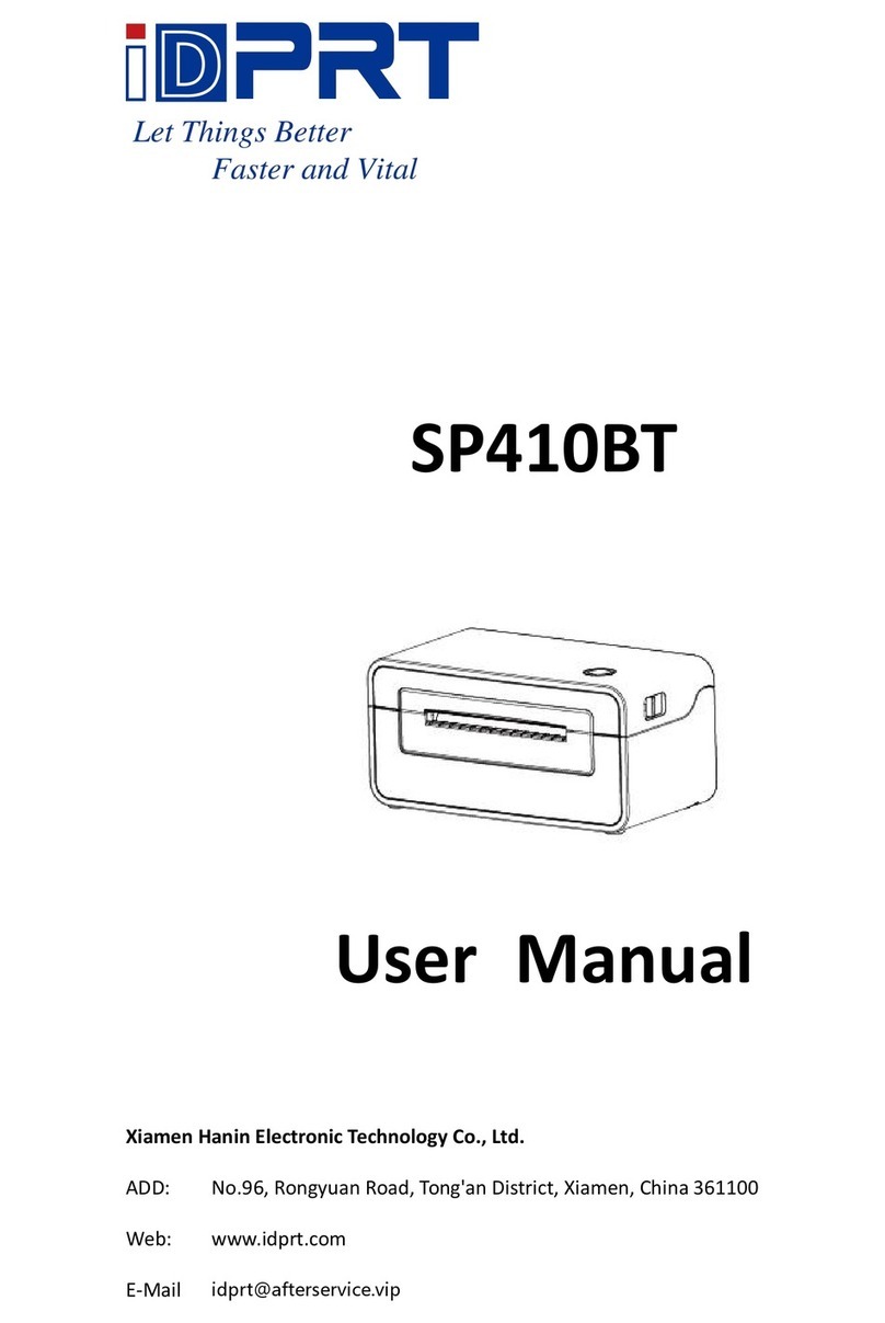 iDPRT SP410BT user manual