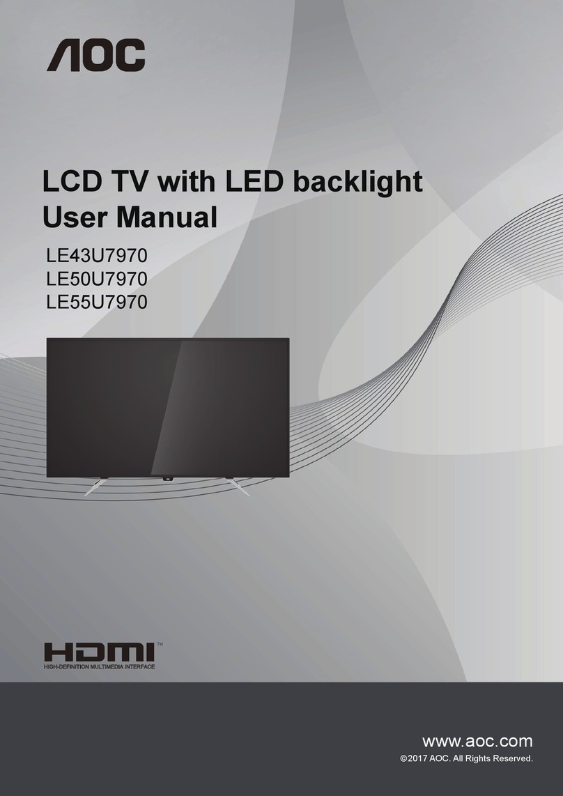 AOC LE43U7970 User manual