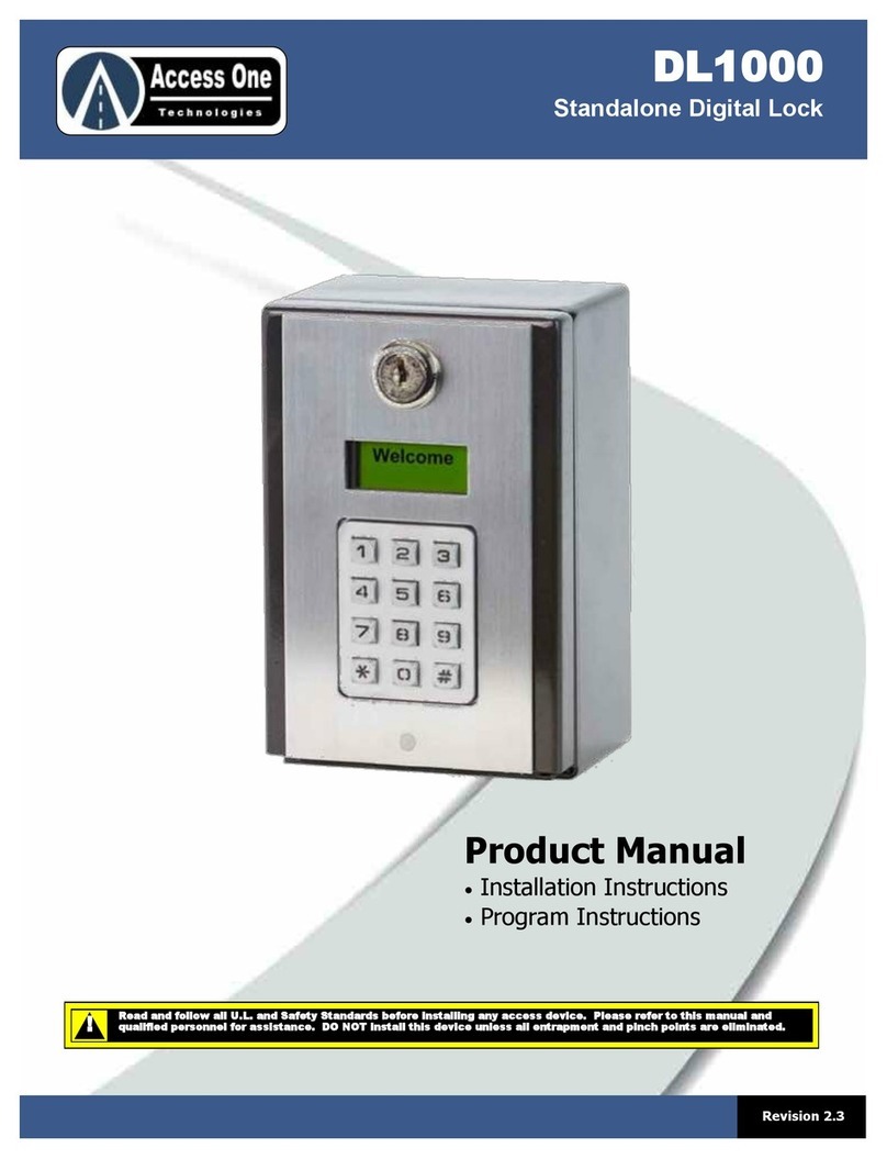 Access One DL100 product manual