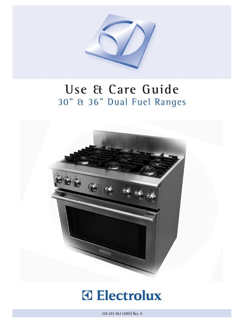 Electrolux E36GF76PPS Use & care guide
