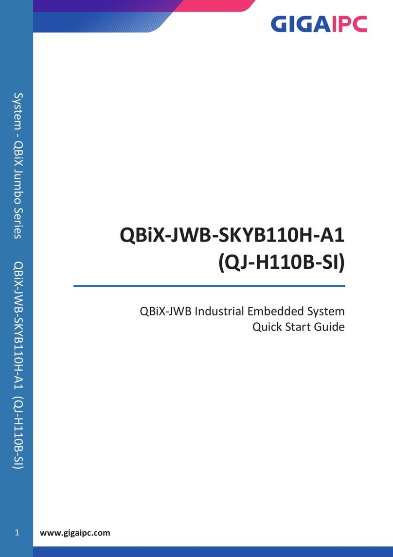 GIGAIPC QBiX-JWB-SKYB110H-A1 quick start guide