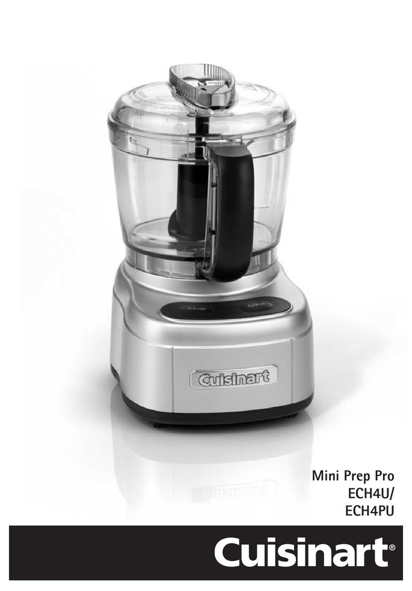 Cuisinart Mini Prep Pro ECH4U instructions