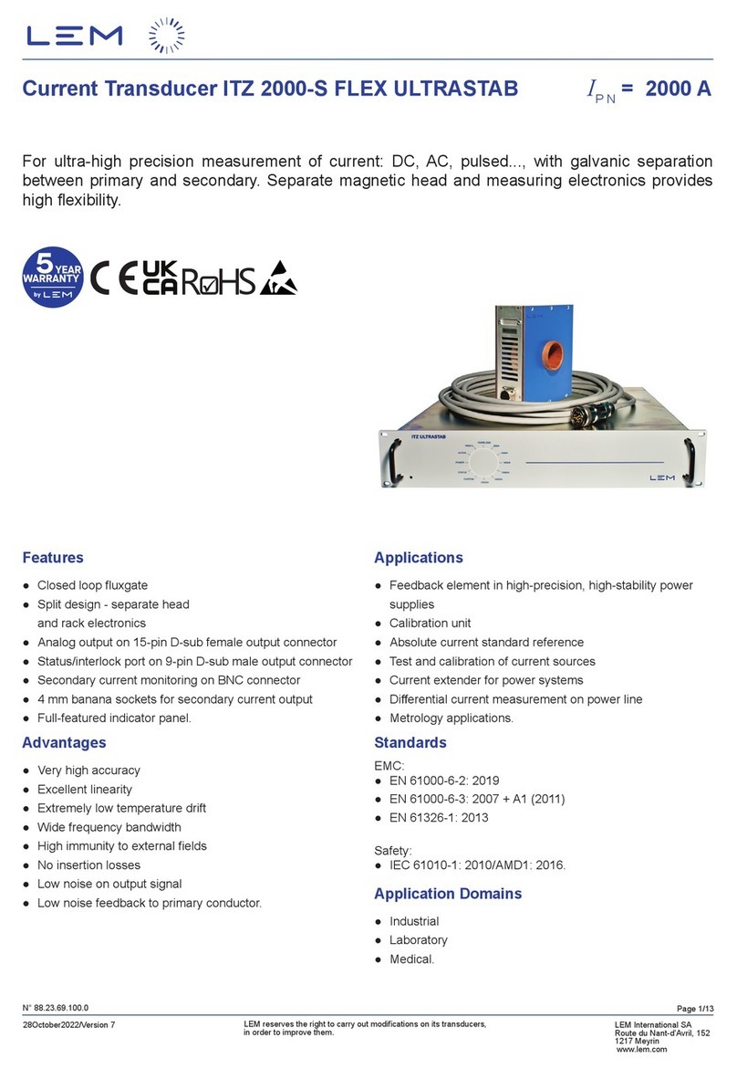 LEM ITZ 2000-S FLEX ULTRASTAB manual