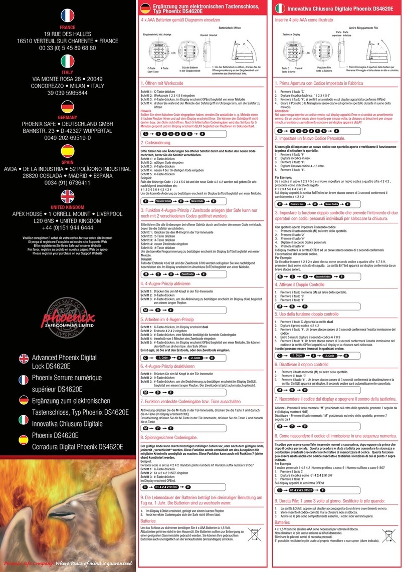 Phoenix DS4620E User manual