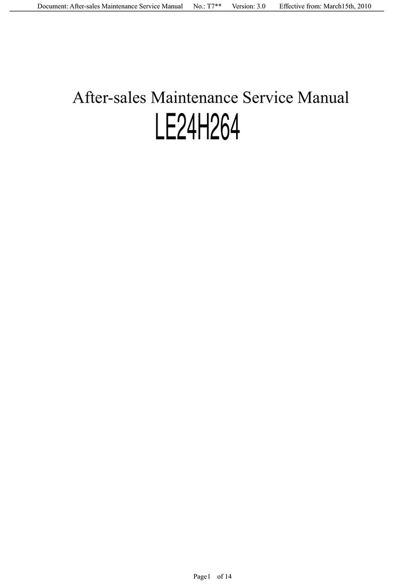 AOC LE24H264 After-sales Service Manual