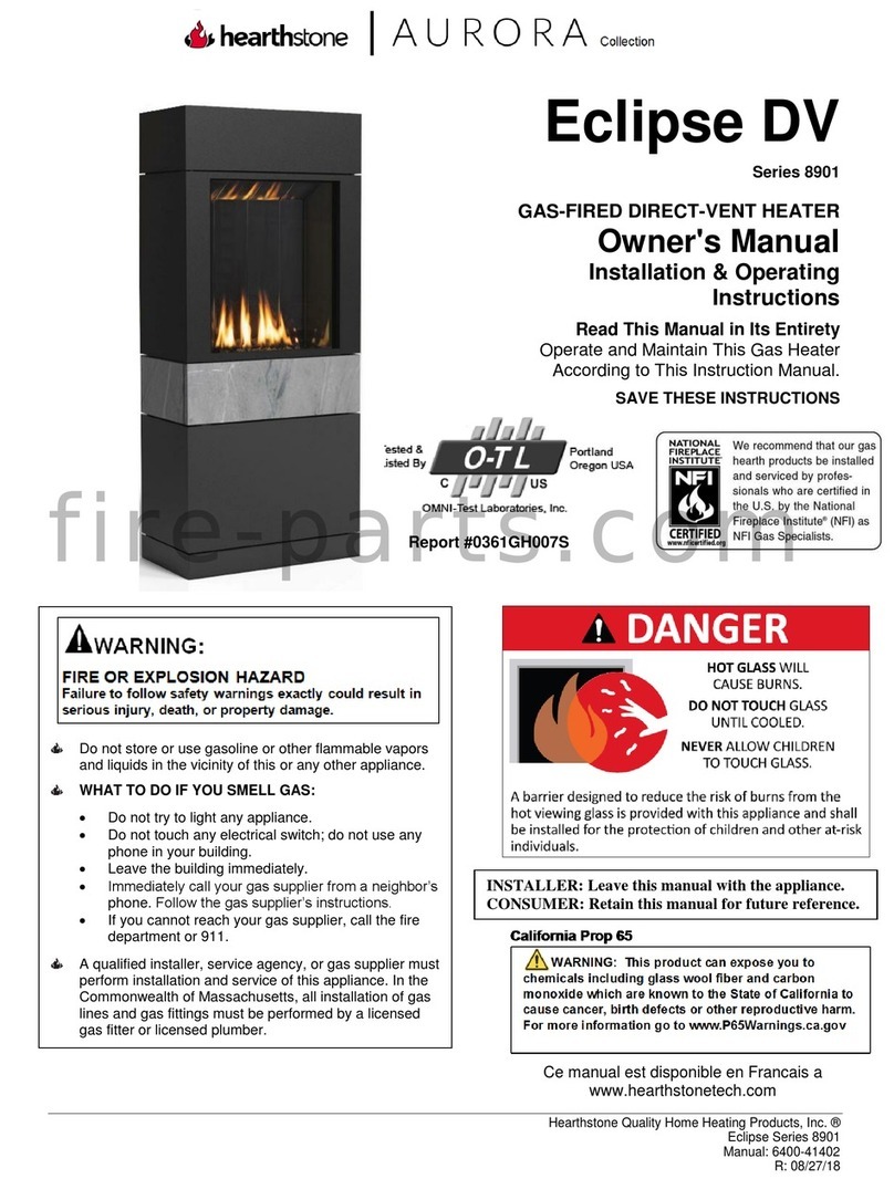 HearthStone AURORA 8901 Series Safety guide