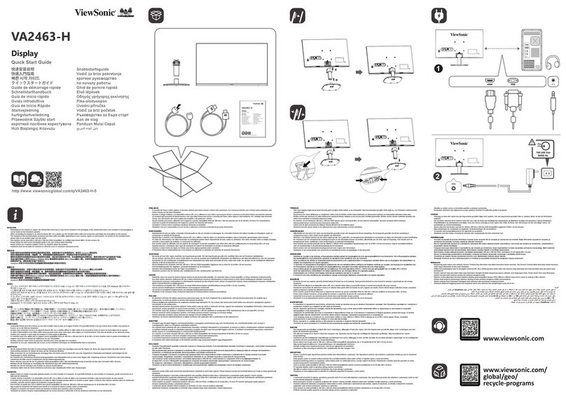 ViewSonic VA2463-H User manual