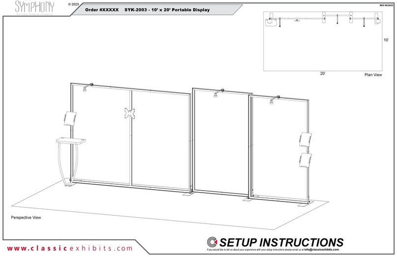 Classic Exhibits SYMPHONY SYK-2003 Setup instructions