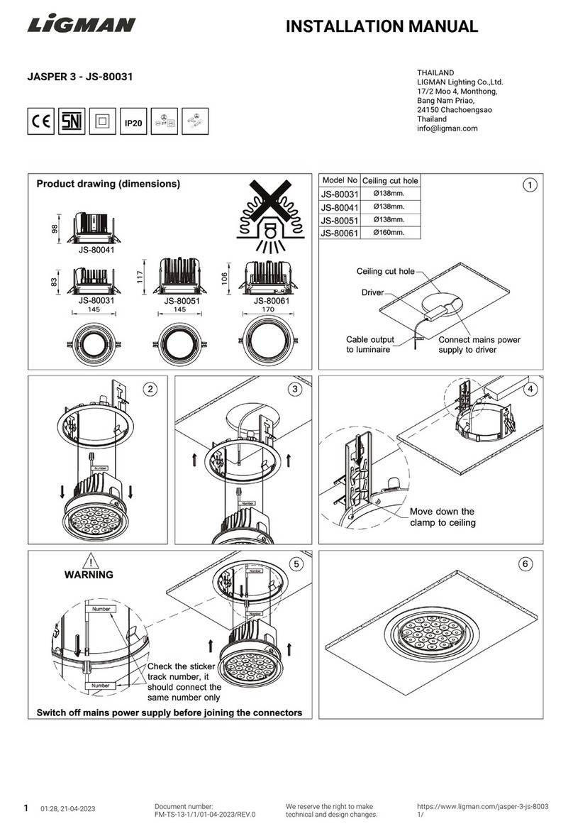 LIGMAN JASPER 3 User manual