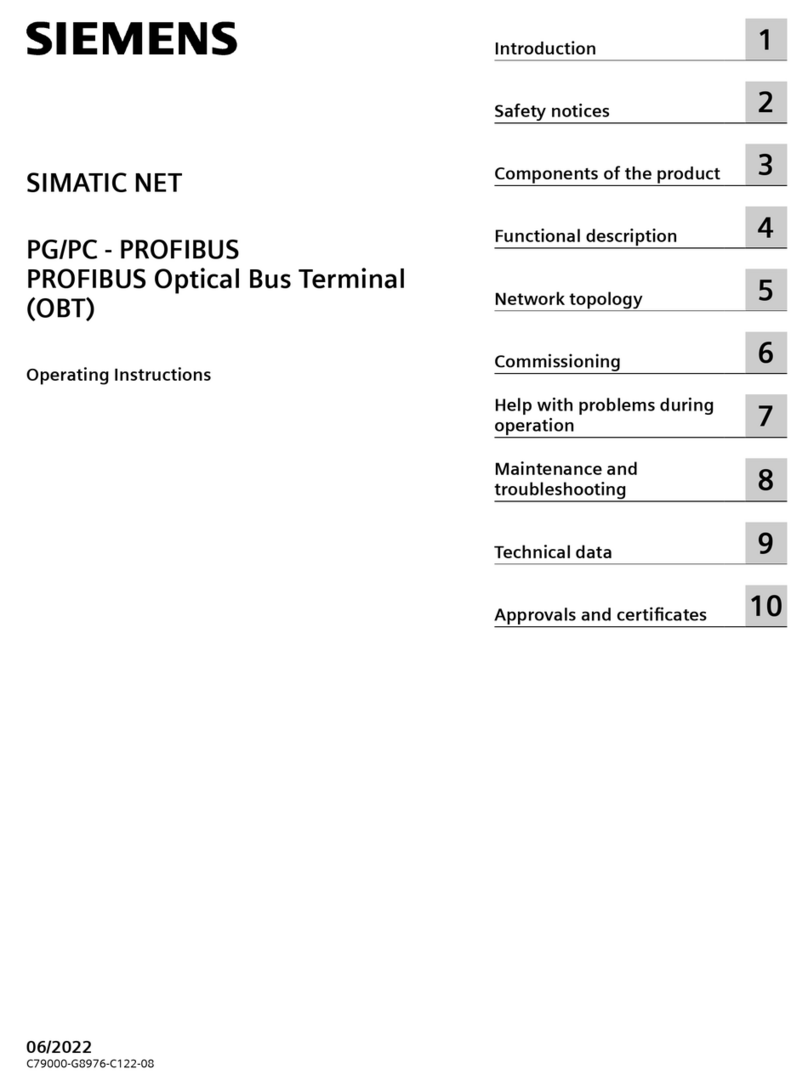 Siemens SIMATIC NET OBT User manual