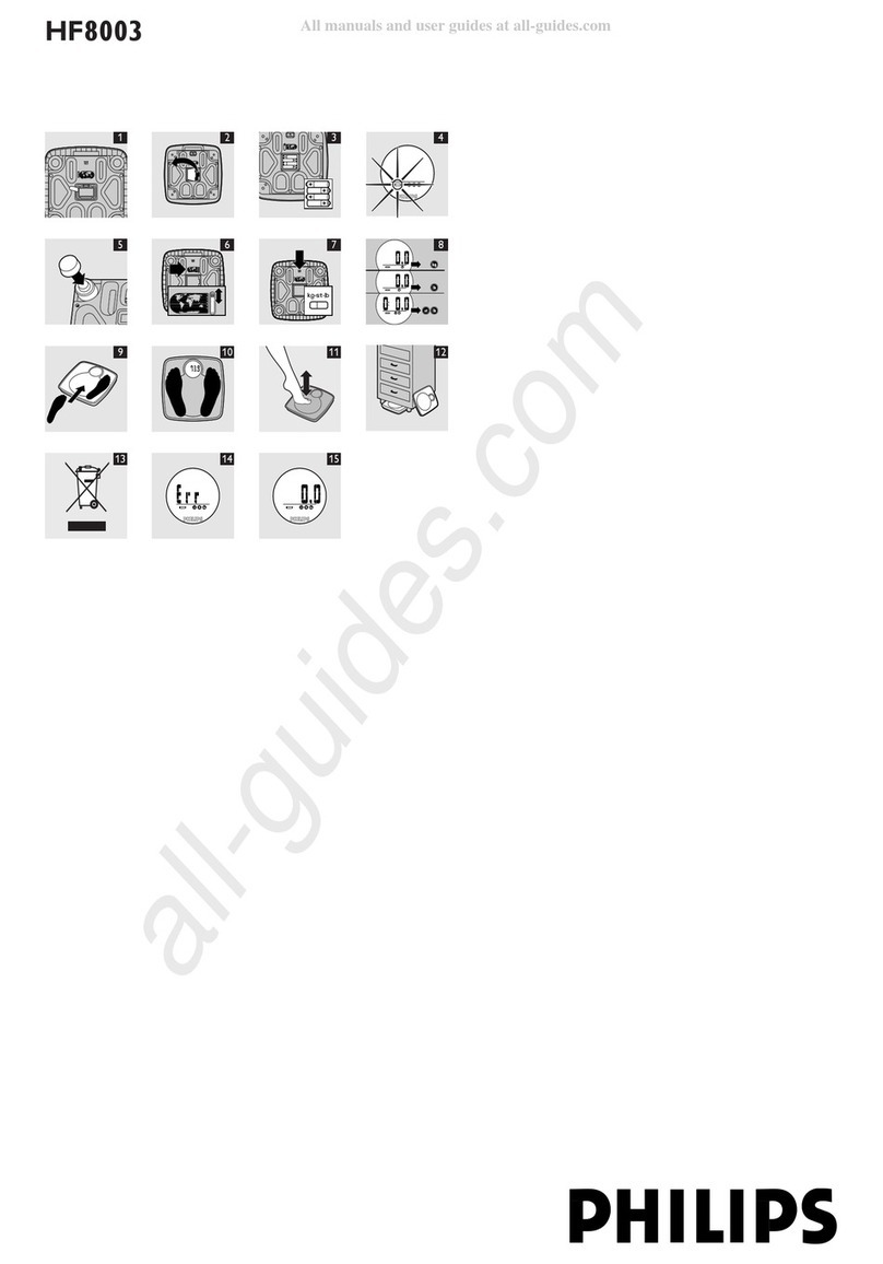Philips HF8003 User manual Philips HF8003 User manual
