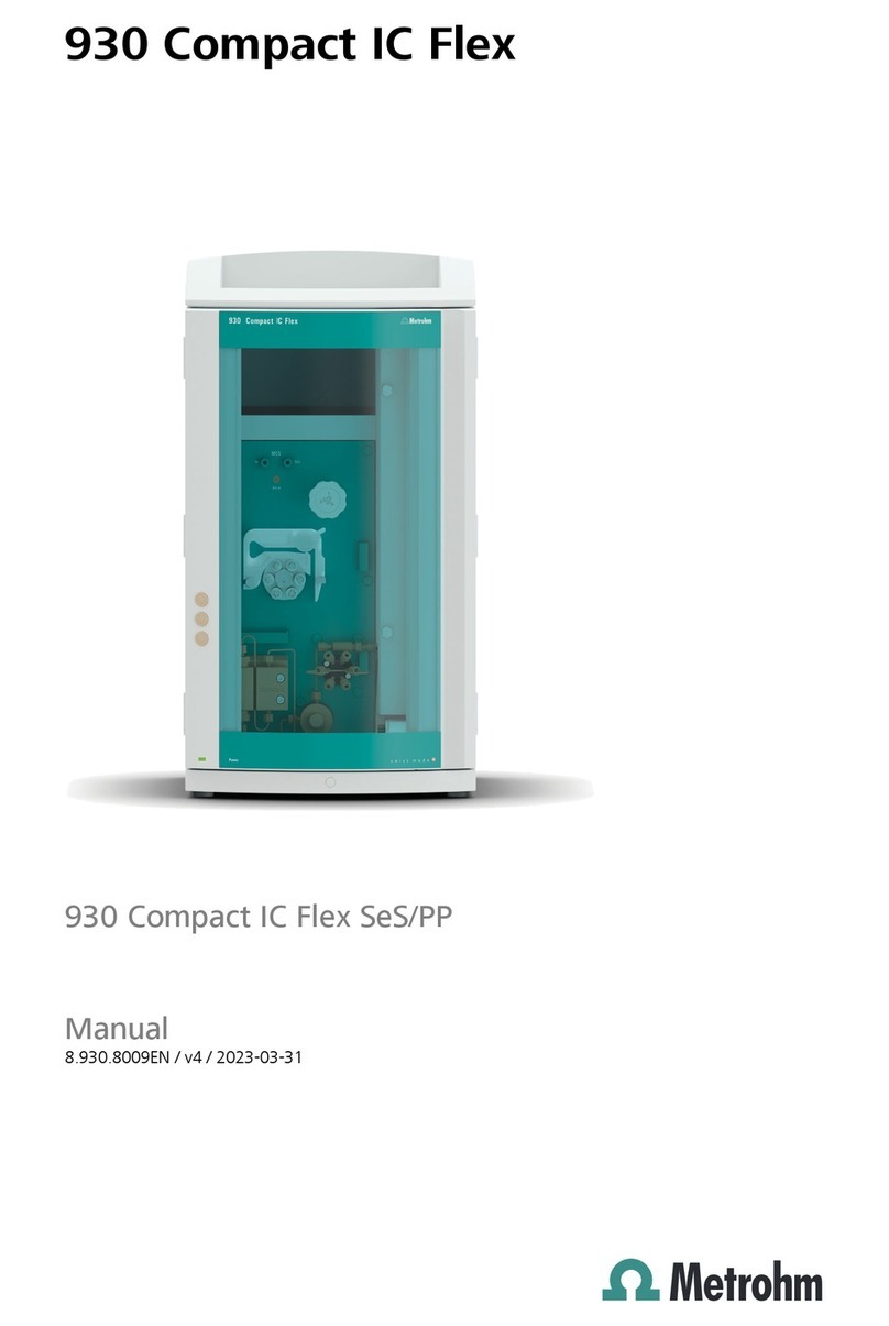 Metrohm 930 Compact IC Flex SeS/PP manual