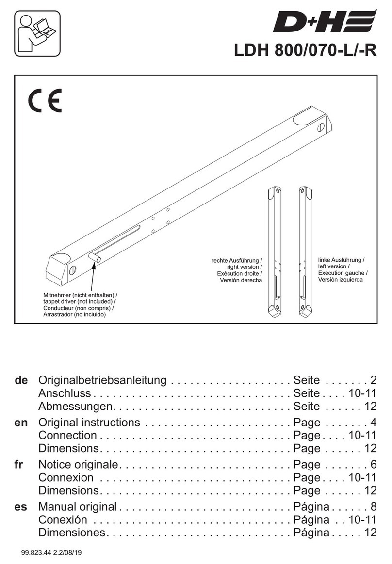 D+H LDH 800-L User manual