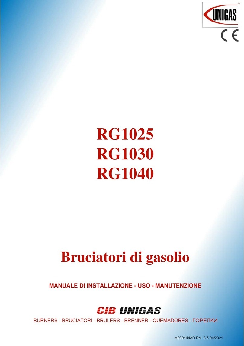 CIB UNIGAS RG1025 User manual
