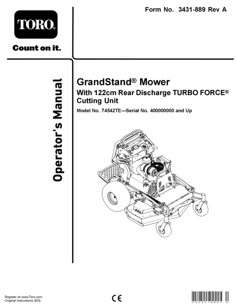 Toro 74542TE Operator's manual