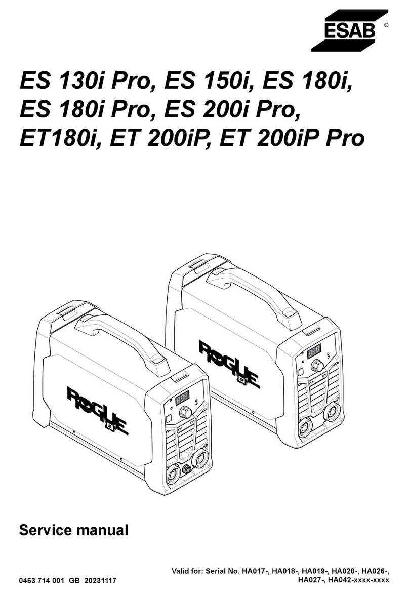 ESAB Rogue ES 150i User manual