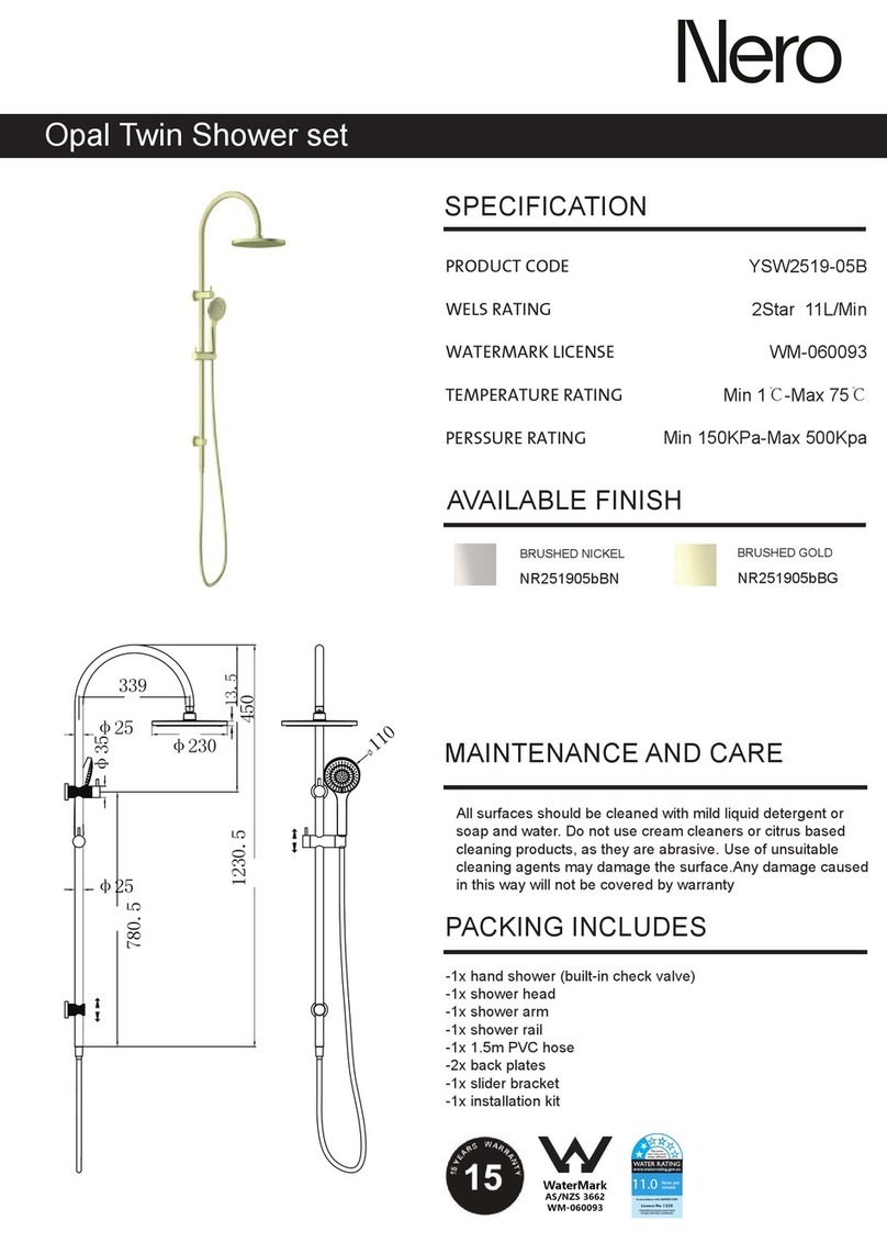 Nero Opal Twin YSW2519-05B quick start guide Nero Opal Twin YSW2519-05B quick start guide