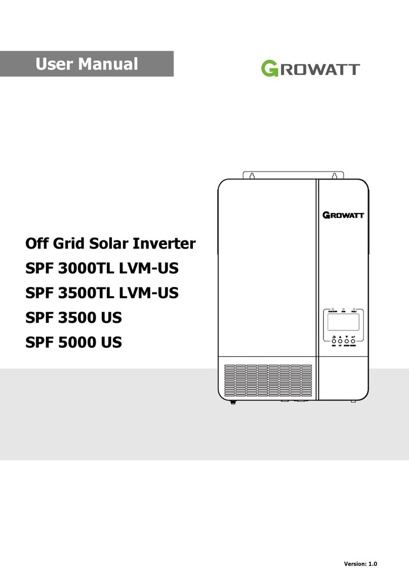 Growatt SPF 3500TL LVM-US user manual