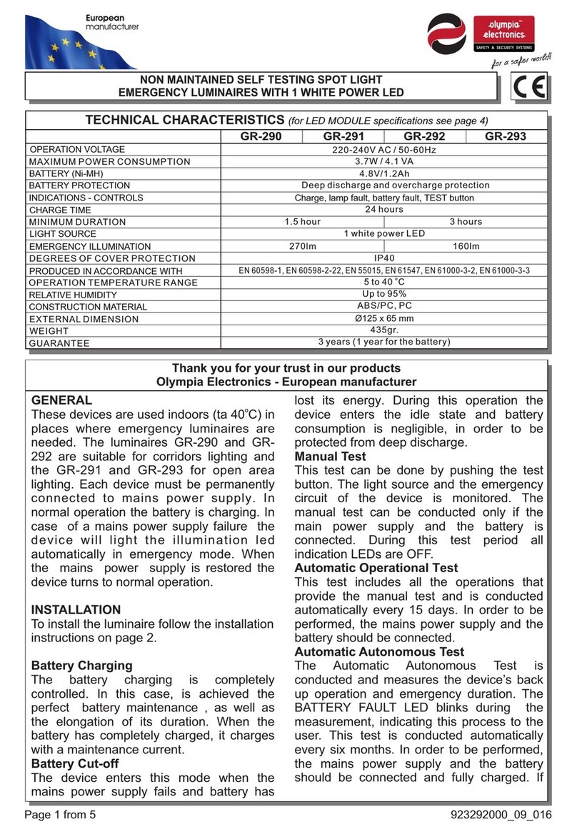 olympia electronics GR-290 manual olympia electronics GR-290 manual