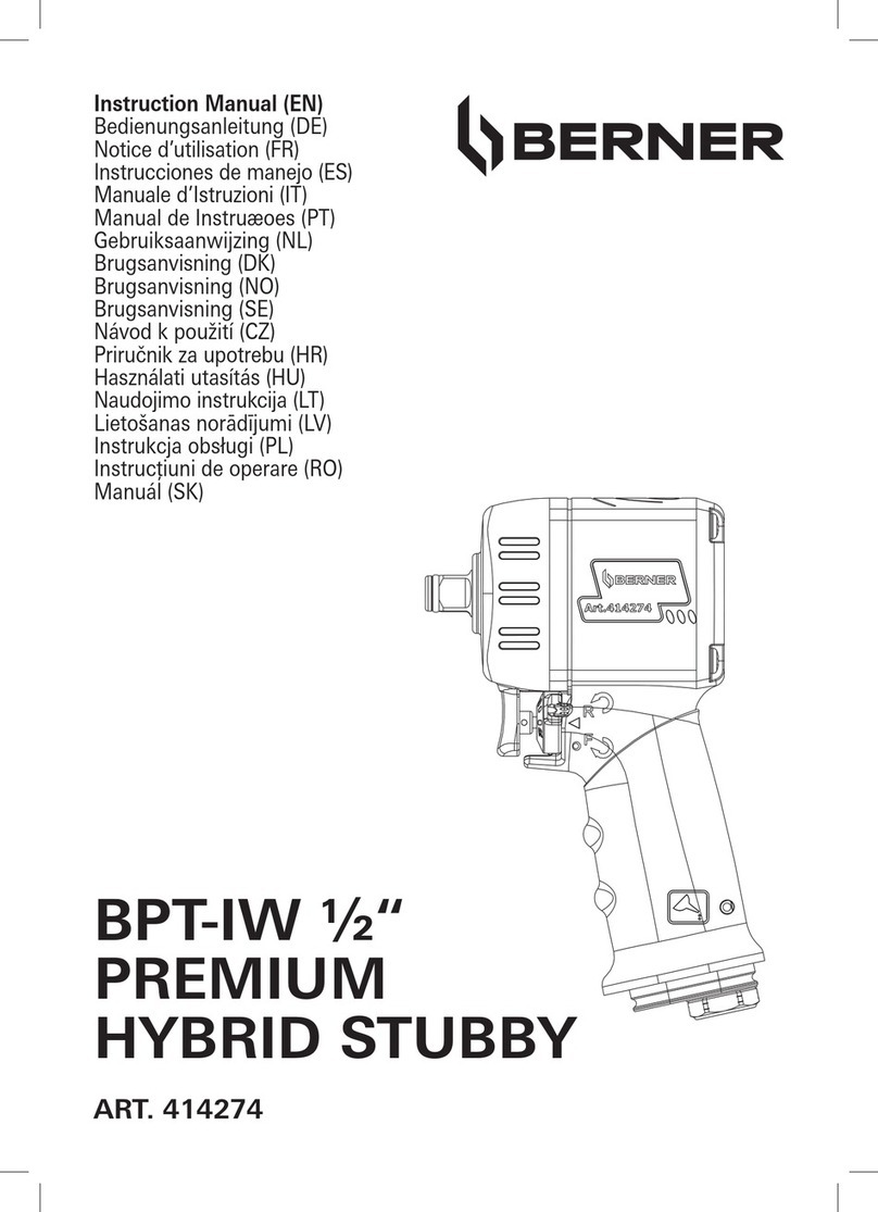 Berner BPT-IW 1/2 PREMIUM HYBRID STUBBY instruction manual